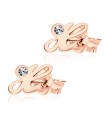 Stud Earring H Shape STL-H