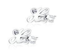 Stud Earring H Shape STL-H