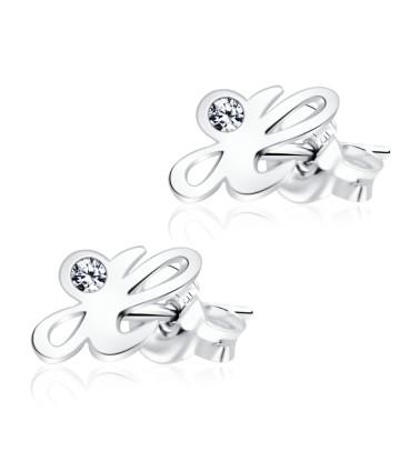 Stud Earring H Shape STL-H