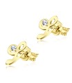 Stud Earring L Shape STL-L