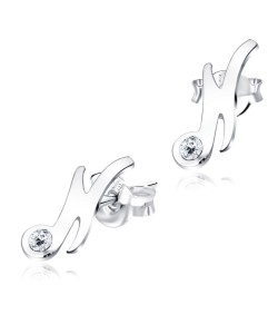 Stud Earring N Shape STL-N