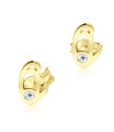 Stud Earring Q Shape STL-Q