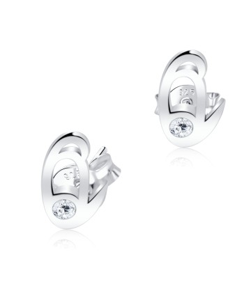 Stud Earring Q Shape STL-Q