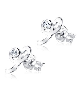 Stud Earring S Shape STL-S