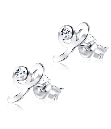 Stud Earring S Shape STL-S