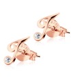 Stud Earring T Shape STL-T