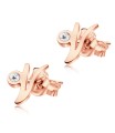 Stud Earring V Shape STL-V