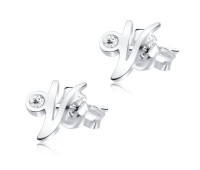 Stud Earring V Shape STL-V