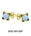 Opal Stud Earrings STO-101