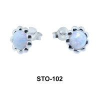 Opal Stud Earrings STO-102