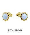 Opal Stud Earrings STO-102