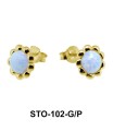 Opal Stud Earrings STO-102