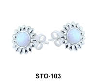 Opal Stud Earrings STO-103