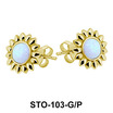 Opal Stud Earrings STO-103