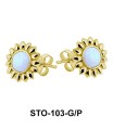 Opal Stud Earrings STO-103