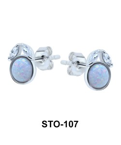 Opal Stud Earrings STO-107