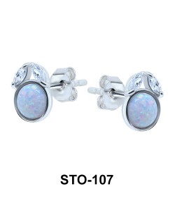 Opal Stud Earrings STO-107