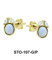 Opal Stud Earrings STO-107