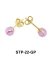 Stud Earring Bright Pearl STP-22