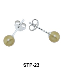 Stud Earring Color Pearl STP-23