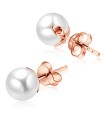 Stud Earring Pearl 8mm STP-52-8