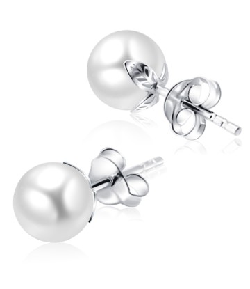 Stud Earring Pearl 8mm STP-52-8