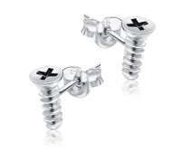 Screw Shaped Stud Earrings STS-100