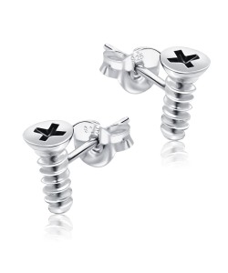 Screw Shaped Stud Earrings STS-100