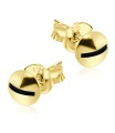 Slit Balls Shaped Stud Earrings STS-101s