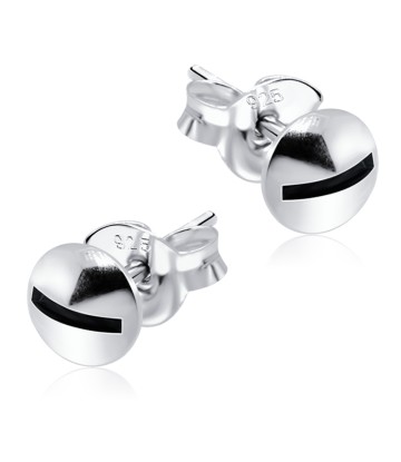 Slit Balls Shaped Stud Earrings STS-101s