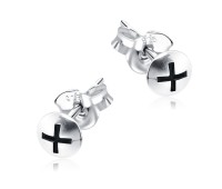 Plus in Balls Shaped Stud Earrings STS-102s