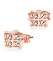 Shining Squares Stud Earrings STS-125