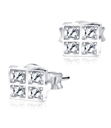 Shining Squares Stud Earrings STS-125