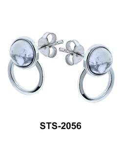 Marble Stud Earrings STS-2056