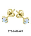 Opal Stud Earrings STS-2059