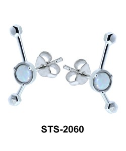 Opal Stud Earrings STS-2060