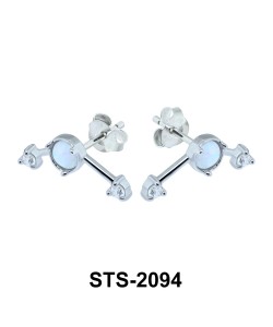 Opal Stud Earrings STS-2094