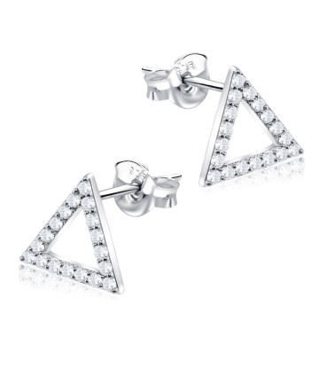 CZ Silver Stud Earring STS-2129