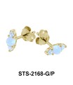 Opal Stud Earrings STS-2168