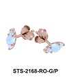 Opal Stud Earrings STS-2168