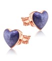 Heart Stone Set Stud Earrings STS-217