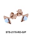 Opal Stud Earrings STS-2170