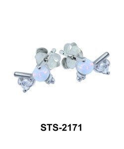 Opal Stud Earrings STS-2171