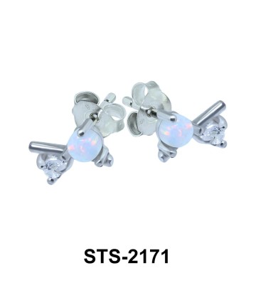 Opal Stud Earrings STS-2171