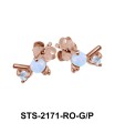 Opal Stud Earrings STS-2171