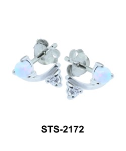 Opal Stud Earrings STS-2172