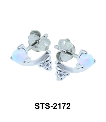 Opal Stud Earrings STS-2172
