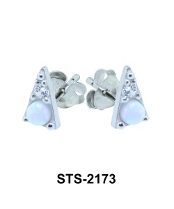 Opal Stud Earrings STS-2173