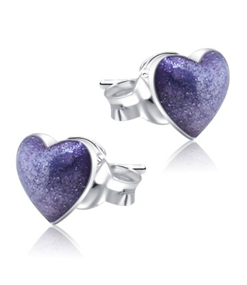 Heart Stone Set Stud Earrings STS-217