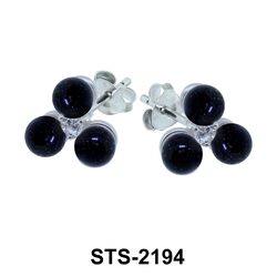 Blue Sand Stud Earrings STS-2194